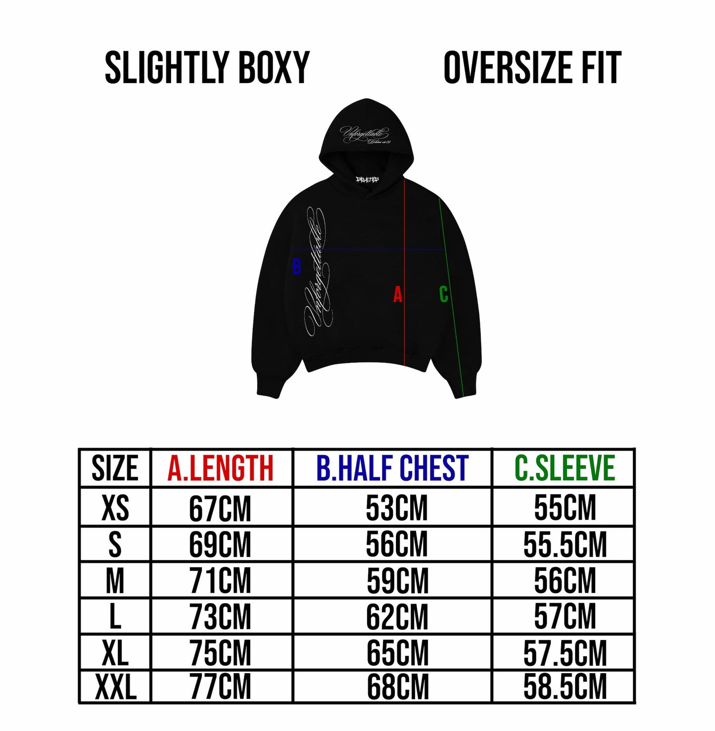 UNFORGETTABLE HOODIE