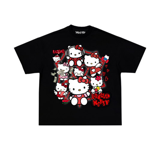 HK LOVE BLACK T-SHIRT